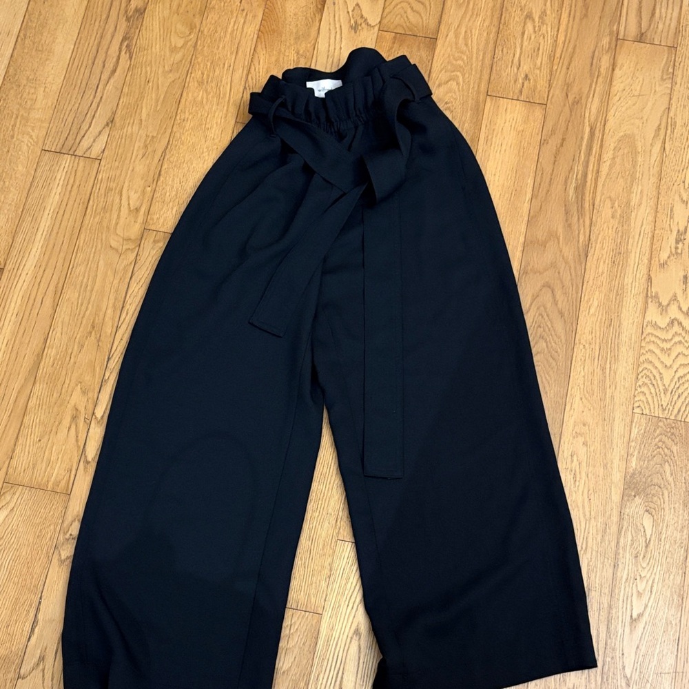 Wilfred Black Straight-Leg Pants